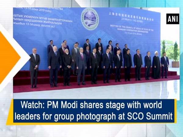 Watch: PM Modi shares stage with world leaders for group photograph at SCO Summit