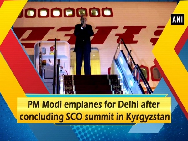 PM Modi emplanes for Delhi after concluding SCO summit in Kyrgyzstan