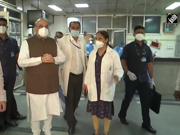 HM Amit Shah reaches at Delhi's LNJP hospital to review preparedness