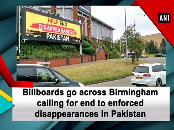 Billboards go across Birmingham calling for end to enforced disappearances in Pakistan