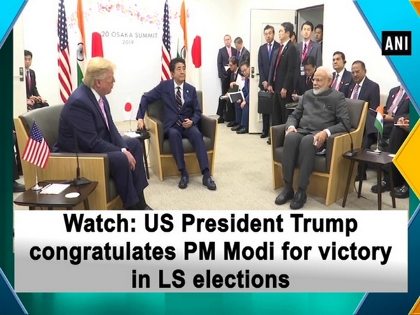 Watch: US President Trump congratulates PM Modi for victory in LS elections