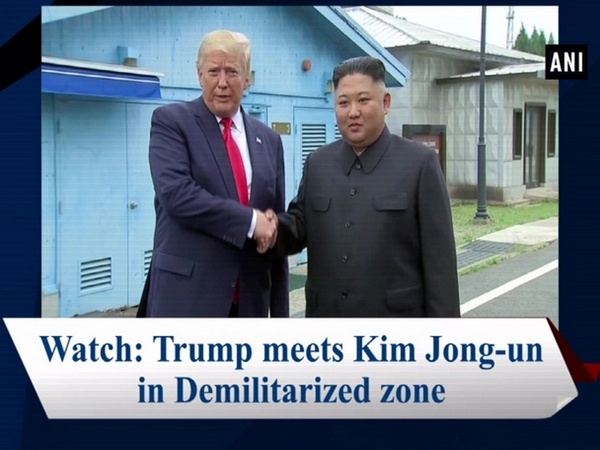 Watch: Trump meets North Korea's Kim Jong-un in  Demilitarized zone between North Korea, South Korea