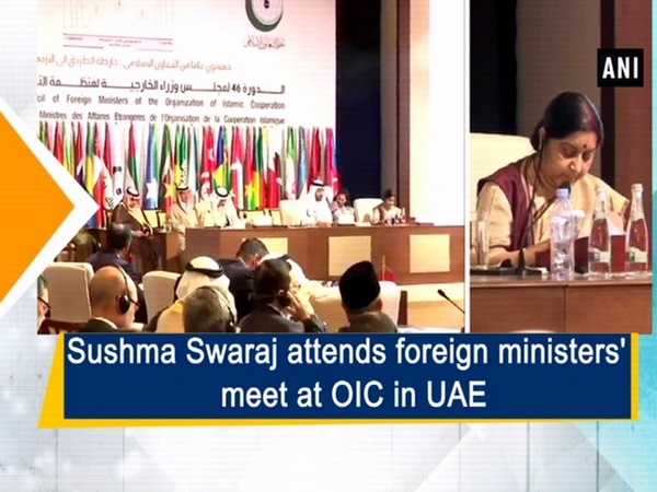 Sushma Swaraj attends foreign ministers' meet at OIC in UAE