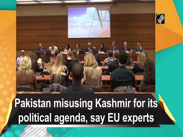 Pakistan misusing Kashmir for its political agenda, say EU experts