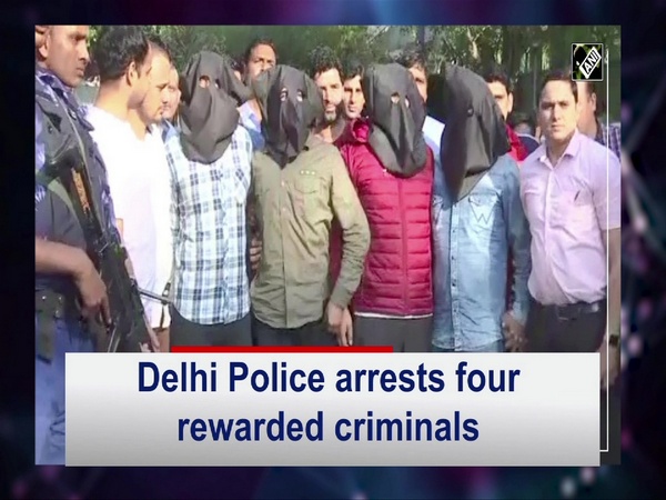 Delhi Police arrests four rewarded criminals