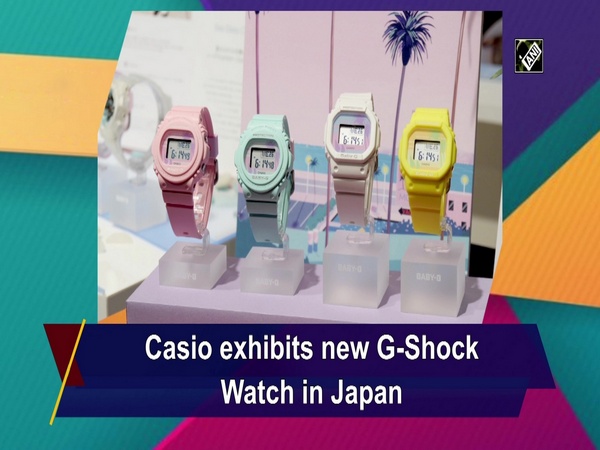Casio exhibits new G-shock watch in Japan