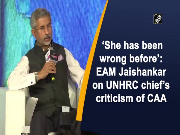 ‘She has been wrong before’: EAM Jaishankar on UNHRC chief’s criticism of CAA