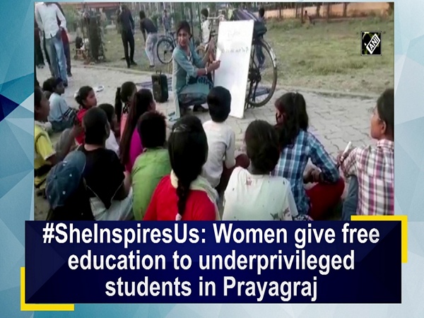 #SheInspiresUs: Women give free education to underprivileged students in Prayagraj