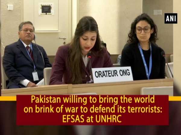 Pakistan willing to bring the world on brink of war to defend its terrorists: EFSAS at UNHRC