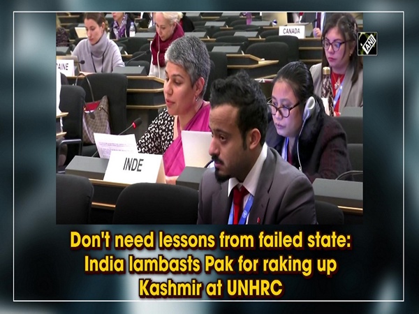 Don't need lessons from failed state: India lambasts Pak for raking up Kashmir at UNHRC