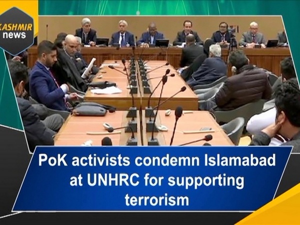 PoK activists condemn Islamabad at UNHRC for supporting terrorism