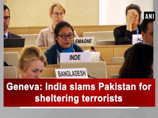 Geneva: India slams Pakistan for sheltering terrorists