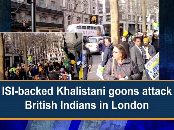 ISI-backed Khalistani goons attack British Indians in London