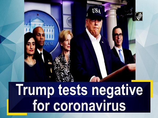 Trump tests negative for coronavirus