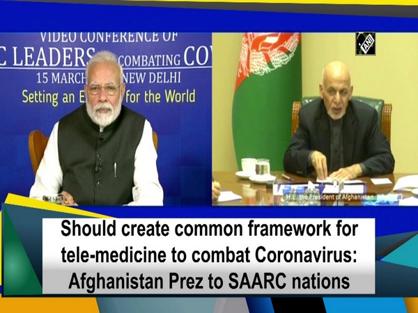 Should create common framework for tele-medicine to combat Coronavirus: Afghanistan Prez to SAARC nations