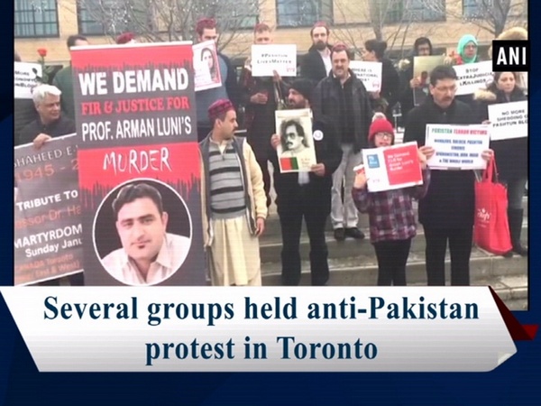 Several groups held anti-Pakistan protest in Toronto