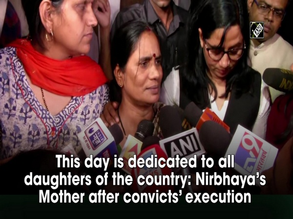 This day is dedicated to all daughters of the country: Nirbhaya’s Mother after convicts’ execution