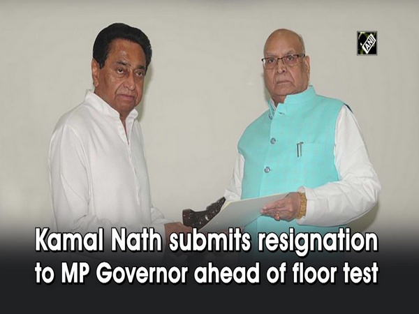 Kamal Nath submits resignation to MP Governor ahead of floor test
