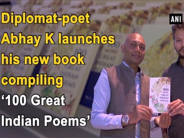 Diplomat-poet Abhay K launches his new book compiling 100 Great Indian Poems