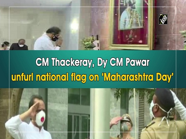CM Thackeray, Dy CM Pawar unfurl national flag on ‘Maharashtra Day’