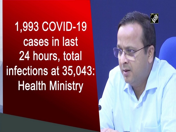1,993 COVID-19 cases in last 24 hours, total infections at 35,043: Health Ministry