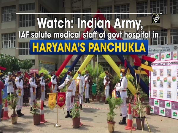 Watch: Indian Army, IAF salute medical staff of govt hospital in Haryana’s Panchukla