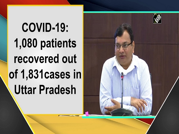 COVID-19: 1,080 patients recovered out of 1,831cases in Uttar Pradesh