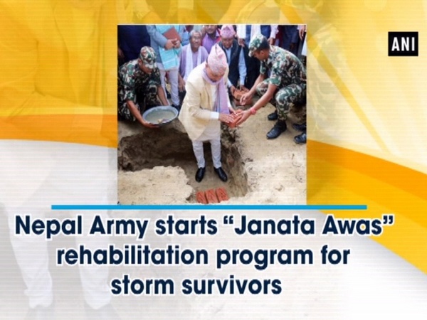 Nepal Army starts “Janata Awas” rehabilitation program for storm survivors