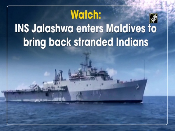 Watch: INS Jalashwa enters Maldives to bring back stranded Indians
