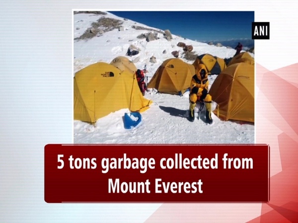 5 tons garbage collected from Mount Everest