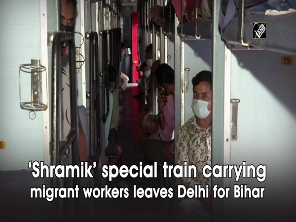 ‘Shramik’ special train carrying migrant workers leaves Delhi for Bihar