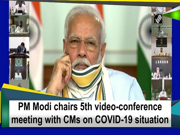 PM Modi chairs 5th video-conference meeting with CMs on COVID-19 situation
