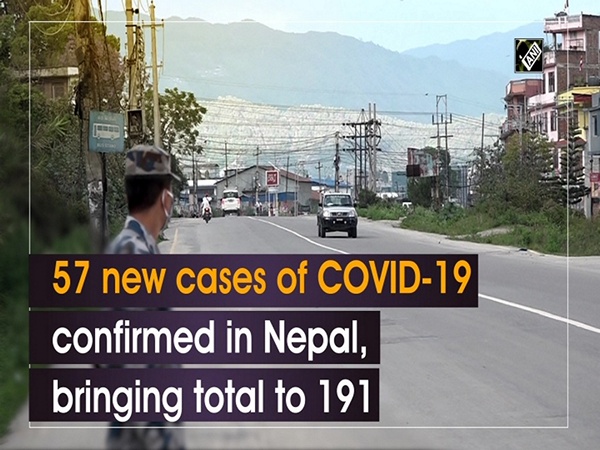 57 new cases of COVID-19 confirmed in Nepal, bringing total to 191
