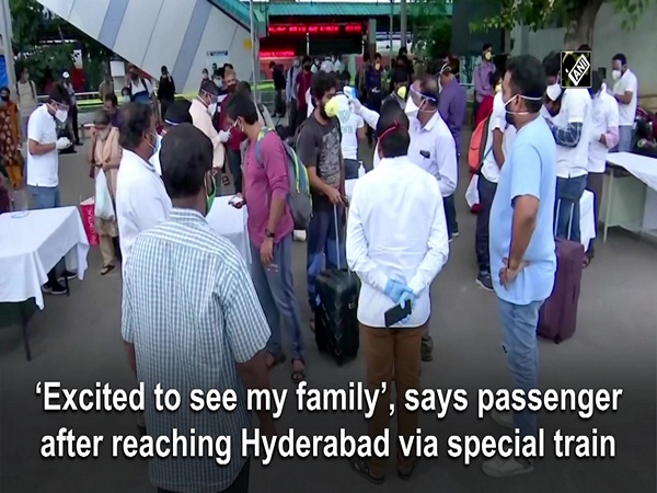 ‘Excited to see my family’, says passenger after reaching Hyderabad via special train