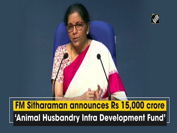 FM Sitharaman announces Rs 15,000 crore ‘Animal Husbandry Infra Development Fund’