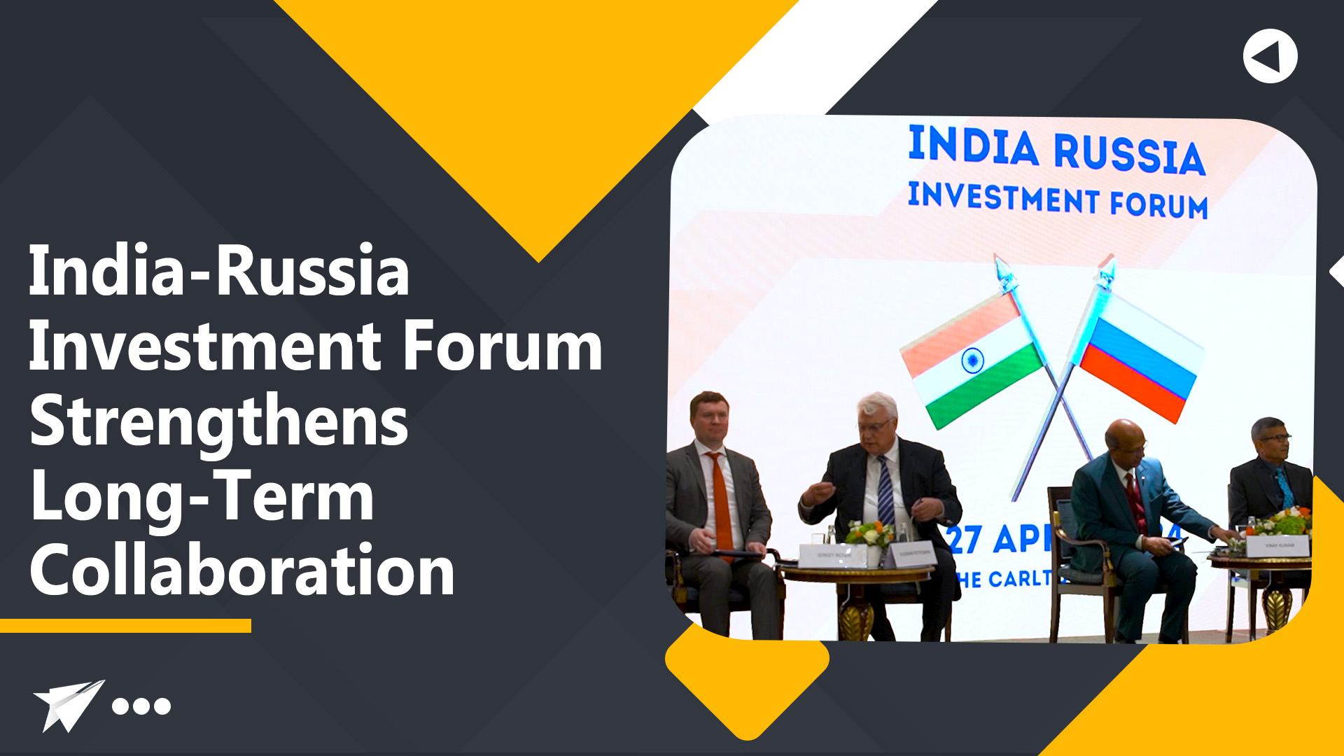 India-Russia Investment Forum Strengthens Long-Term Collaboration