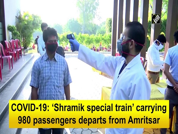 COVID-19: ‘Shramik special train’ carrying 980 passengers departs from Amritsar