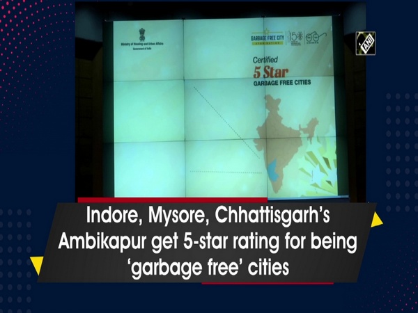 Indore, Mysore, Chhattisgarh’s Ambikapur get 5-star rating for being ‘garbage free’ cities