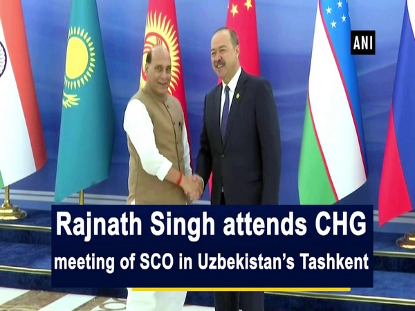 Rajnath Singh attends CHG meeting of SCO in Uzbekistan’s Tashkent