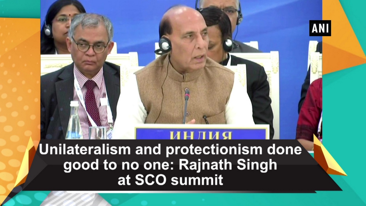 Unilateralism and protectionism done good to no one: Rajnath Singh at SCO summit