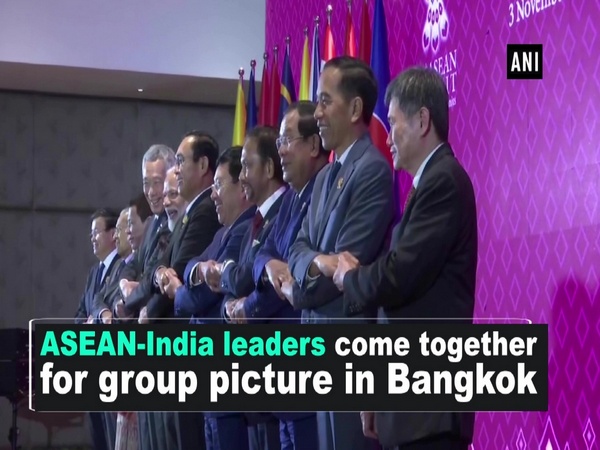 ASEAN-India leaders come together for group picture in Bangkok