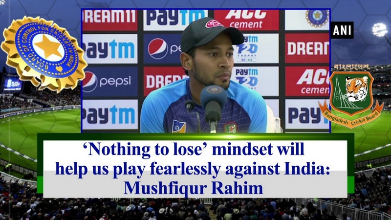 ‘Nothing to lose’ mindset will help us play fearlessly against India: Mushfiqur Rahim