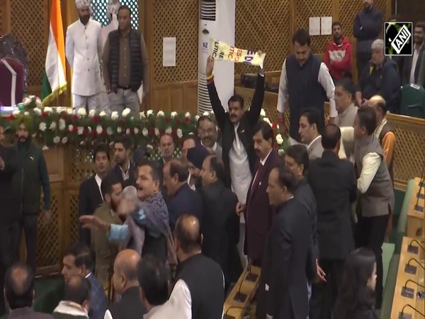 Dramatic Visuals: High voltage drama! Massive scuffle breaks out in J&K Assembly over Article 370