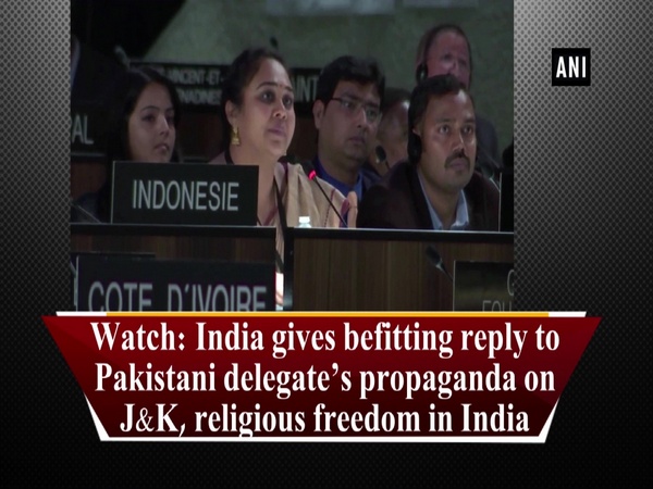 Watch: India gives befitting reply to Pakistani delegate’s propaganda on J&K, religious freedom in India