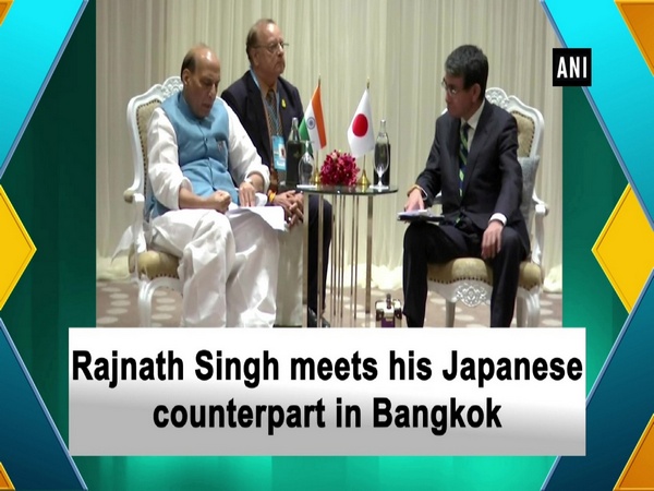 Rajnath Singh meets his Japanese counterpart in Bangkok