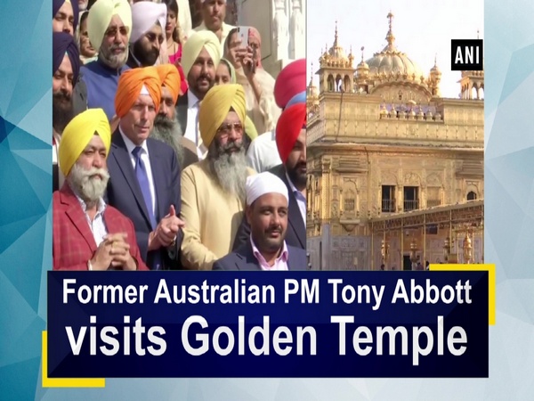 Former Australian PM Tony Abbott visits Golden Temple