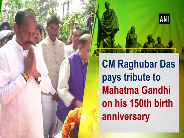 CM Raghubar Das pays tribute to Mahatma Gandhi on his 150th birth anniversary