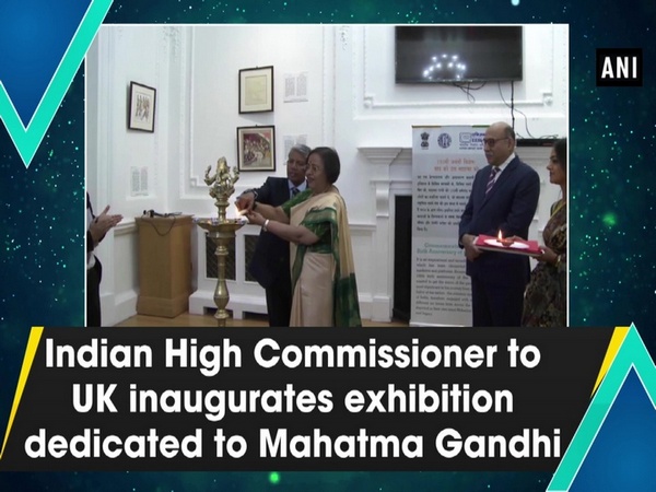 Indian High Commissioner to UK inaugurates exhibition dedicated to Mahatma Gandhi