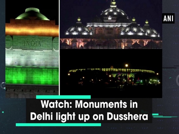 Watch: Monuments in Delhi light up on Dusshera