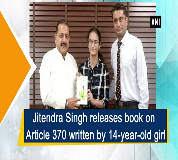 Jitendra Singh releases book on Article 370 written by 14-year-old girl